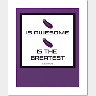 Eggplant Posters and Art